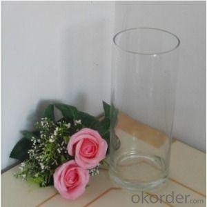 Clear Glass Vase Home Decoration Cylinder Flower holder Fashion Design Glass