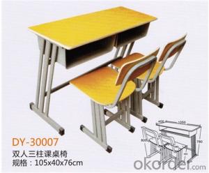 School Student Double Desk and Chair  2015 Hot Sale DY-30007