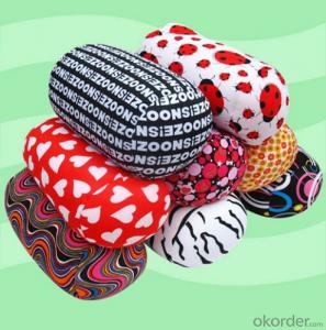 Tube shape beads pillow with beautiful pattern System 1