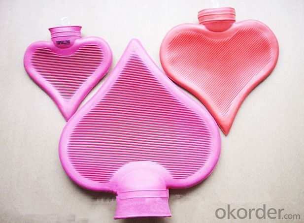 Heart Shape Hot Water Bottle Particular BS Quality System 1
