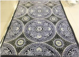 Circle Weave Carpet for Casino Stair Stage Safety Prayer