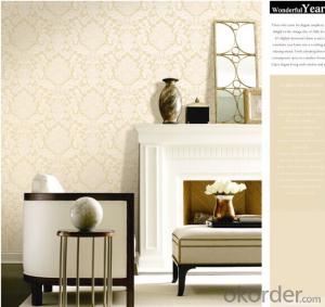 PVC Wallpaper 2015 PVC Coated Wallpaper Home Decor Wallcovering System 1