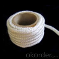 Ceramic fiber square braided rope for heat insulation