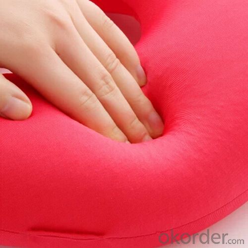 Polystyrene travel pillow for protecting your neck