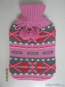 Knitted Hot Water Bottle Cover for Hot Water Bottle