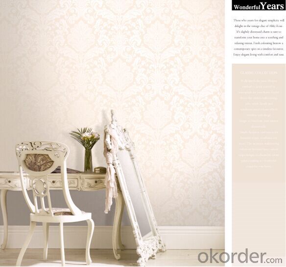 PVC Wallpaper 2015 Famous Modern Style Project Wallcovering