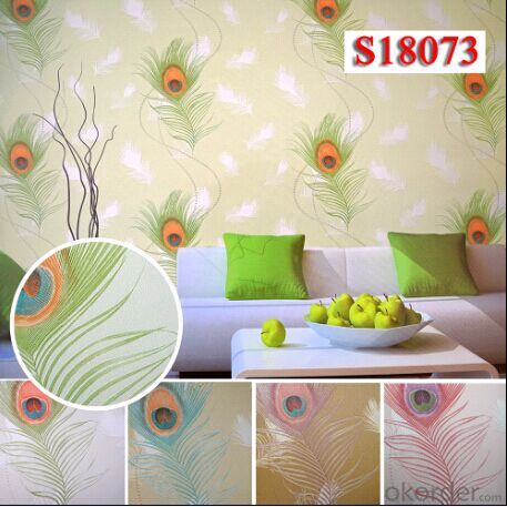 PVC Wallpaper 2015 Famous Modern Style Project Wallcovering
