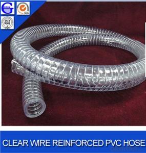 PVC Transparent non-toxic without ordor Fiber Flexible Reinforced Hose