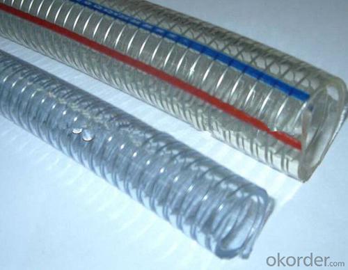 PVC Transparent Fiber Reinforced Flexible Plastic Tubes System 1