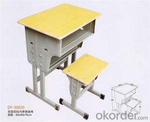 Adjustable Single Desk with two-layer Drawer and Chair  DY-30010 System 1