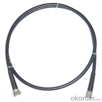 1/2" Super Flexible Jumper Cable, DIN male-DIN male, 1m System 1