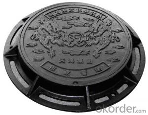 Manhole Cover with Ductile Iron Material D400/C250 System 1