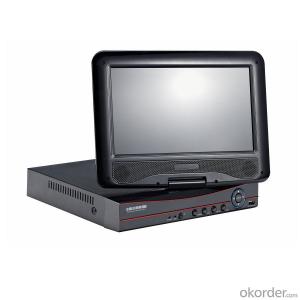 10.1インチLCD DVRコンボ 10.1 inch LCD 4ch H.264 DVR/NVR/HVR/Screen 4 in1 home