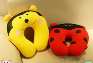 Animal Shape Travel Pillow Filled With Beads