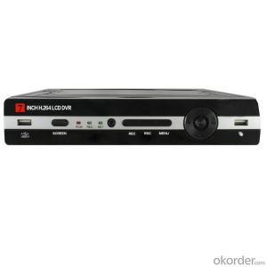 7inch LCD 4ch H.264 DVR/NVR/HVR/Screen 4 in1 home security