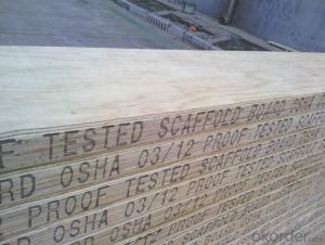 WBP Glue pine LVL Scaffolding Plank for construction