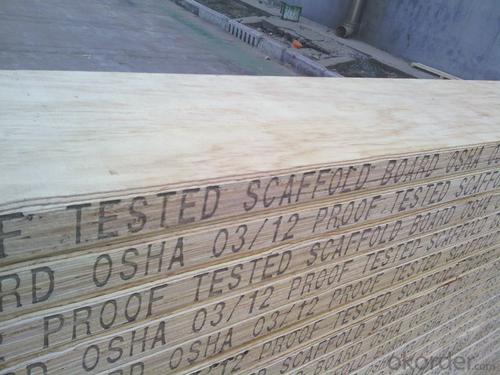 Birch Plywood WPB Glue Pine LVL Scaffolding Plank for Construction System 1