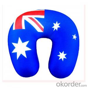 Travel Pillow With Australia National Flag Printing