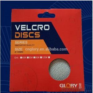 Glory Aluminium Oxide Wood Velcro Disc Durable
