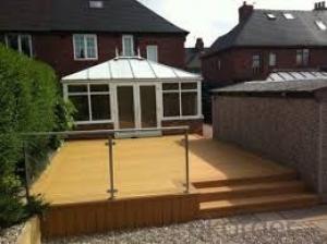 Outdoor Garden Decking or Project WPC Decking System 1