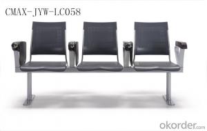 Black Color Public Waiting Chair with nice Price  CMAX-JYW-LC058 System 1