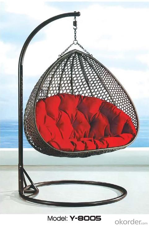 Love Seat Outdoor Swing Sets / Patio Swings for Lover or Couple in Iron Frame System 1