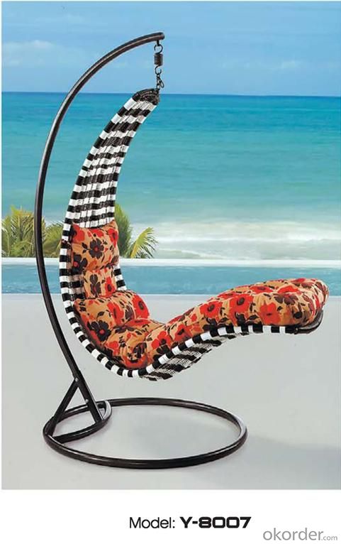 PE Wicker Rattan Swing Chair to European Countries System 1