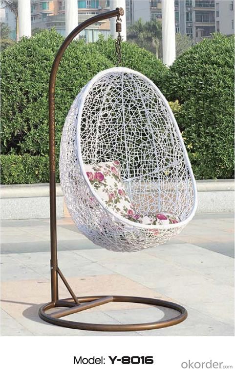 Garden PE Wicker Outdoor Hanging Chair for Outdoor Activities