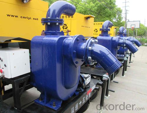 Mobile water pump powered by diesel engine ( 15m lift) System 1