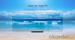 138"and 165"super large size  World first bezel-free full HD LED TV