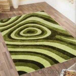 100% Polyester Long Pile Shaggy Carpet with Modern Design
