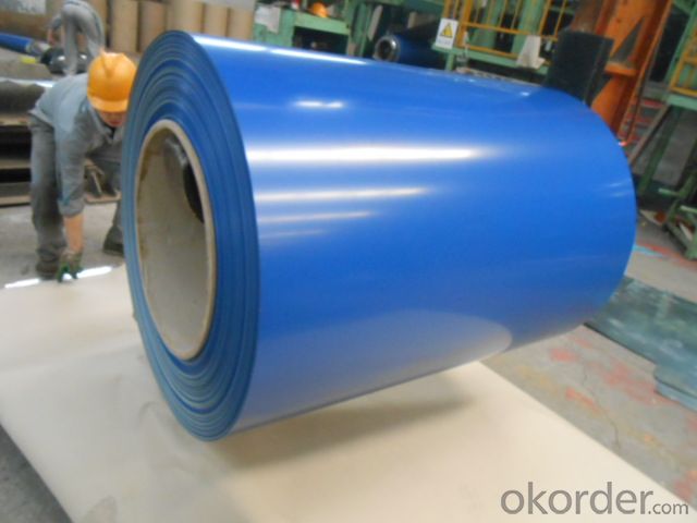 Prepainted Galvanized Steel Sheet Coil with Prime Quality and Best Price, Blue Color realtime