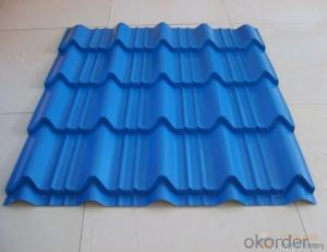 High Quality of Corrugated Prepainted Galvanized Steel Sheet  from China System 1