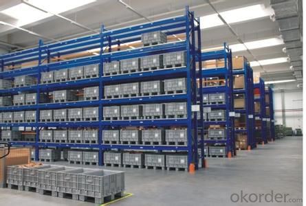 Sistema de paletización de almacén para mercancías pesadas.