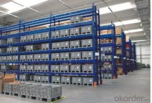 Sistema de paletización de almacén para mercancías pesadas.
