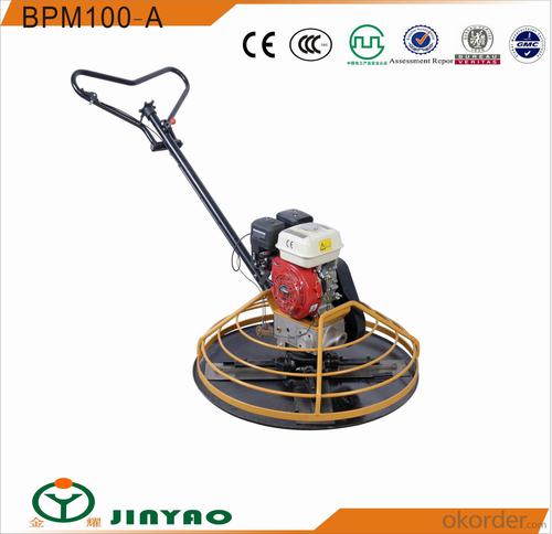 36" concrete power trowel BPM100 drived by gasoline engine System 1