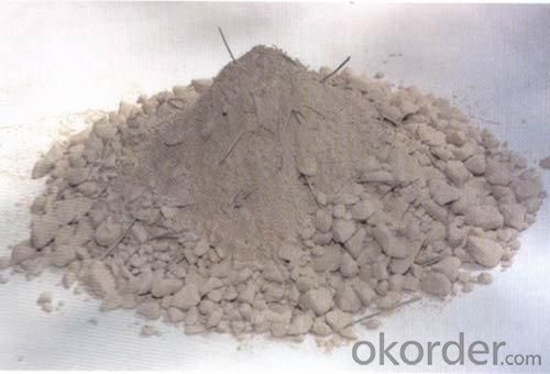 Sliding plate fire clay for refractory use