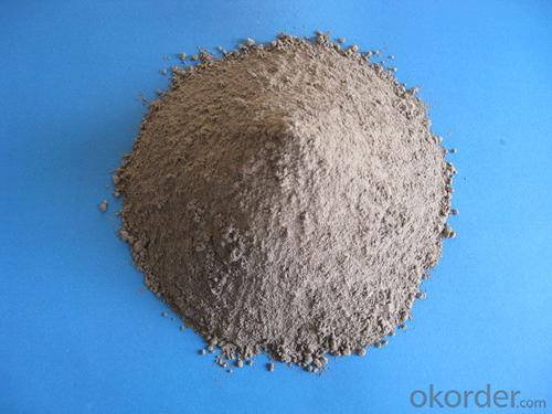 Magnesite zirconia fire clay for refractory use System 1