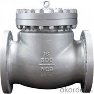 API Cast Steel Check Valve  400 mm  in Accordance with ISO17292、API 608、BS 5351、GB/T 12237 System 1