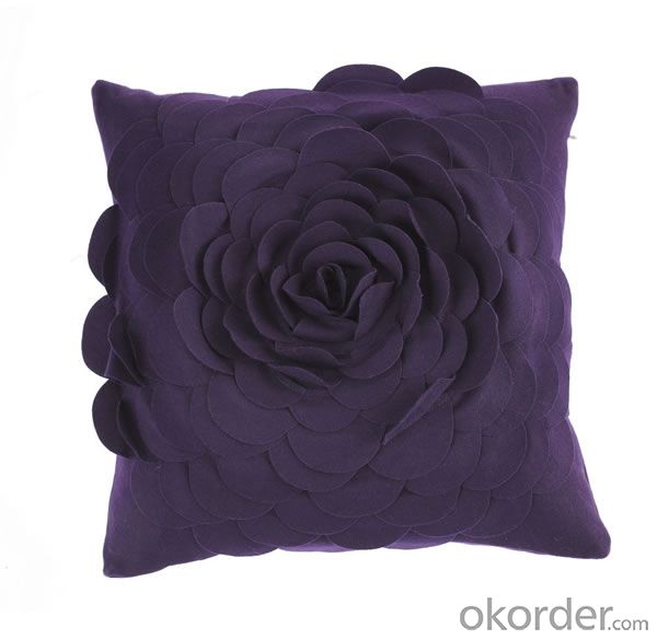 Cotton Cushion with Beautiful Flower Printing