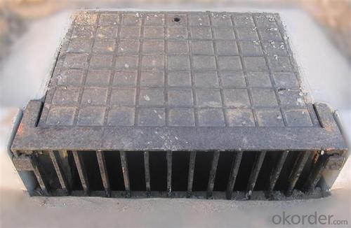 Manhole Cover  by Cast Iron Heavy Duty Square Set  D400 System 1