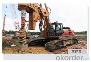 OTR300D rotating drill with large diameter pile