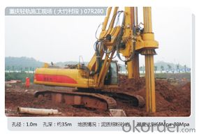 OTR300D rotating drill with large diameter pile