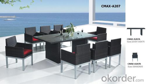 Rattan Garden Furniture Dining Set CMAX-A207 System 1