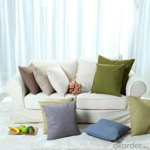 sofa cushion with various colors and patterns