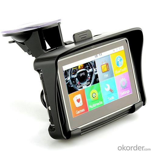 Waterproof 4.3 Inch Touch Screen Motorbike GPS Navigation System 1