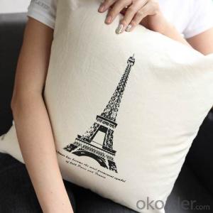 Cotton Sofa Cushion with Beautiful Painting