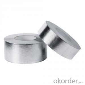 Silver Aluminum Foil Tape Synthetic Rubber Based Discount