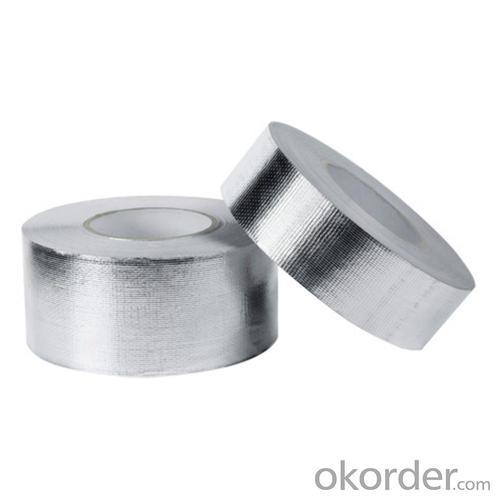Silver Aluminum Foil Tape Synthetic Rubber Based Discount System 1