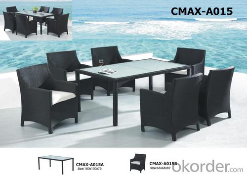 Outdoor Furniture PE Rattan Furniture Dinning Set CMAX-A015 System 1